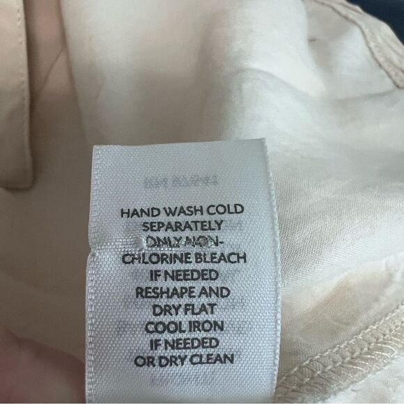 J.Jill Embroidered Woven Floral Button Down Long Sleeve Shirt Size S - Picture 7 of 9